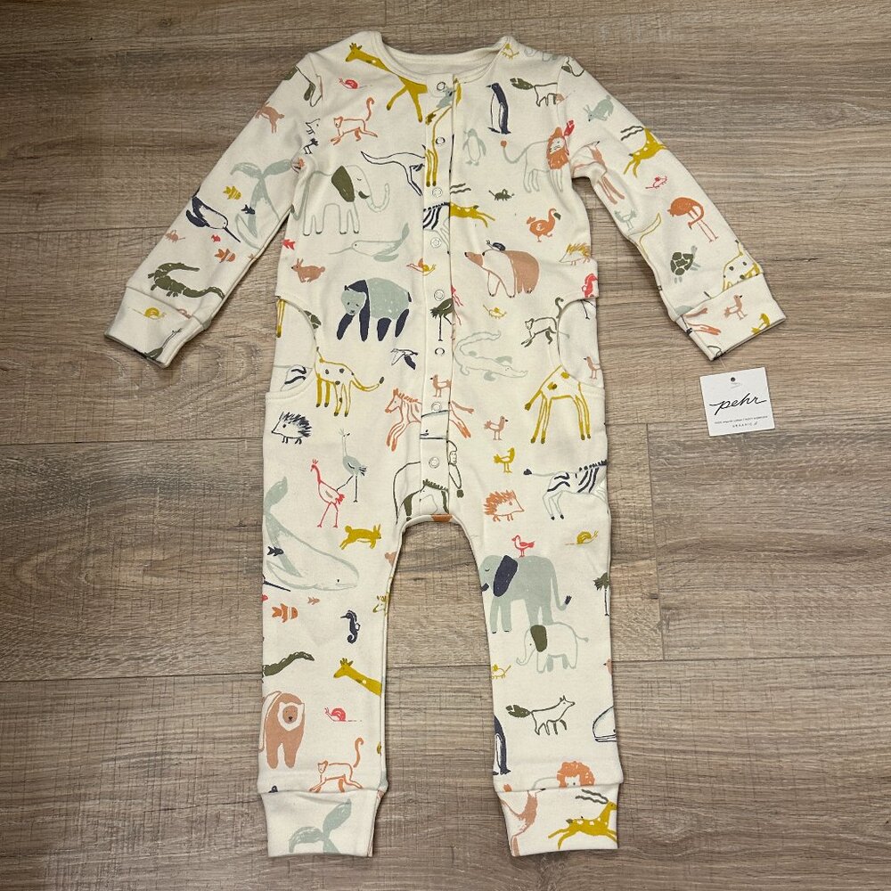 Pehr "Zoo Animals" Romper